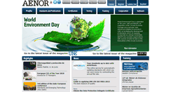 Desktop Screenshot of en.aenor.es