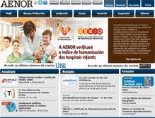 Tablet Screenshot of gl.aenor.es